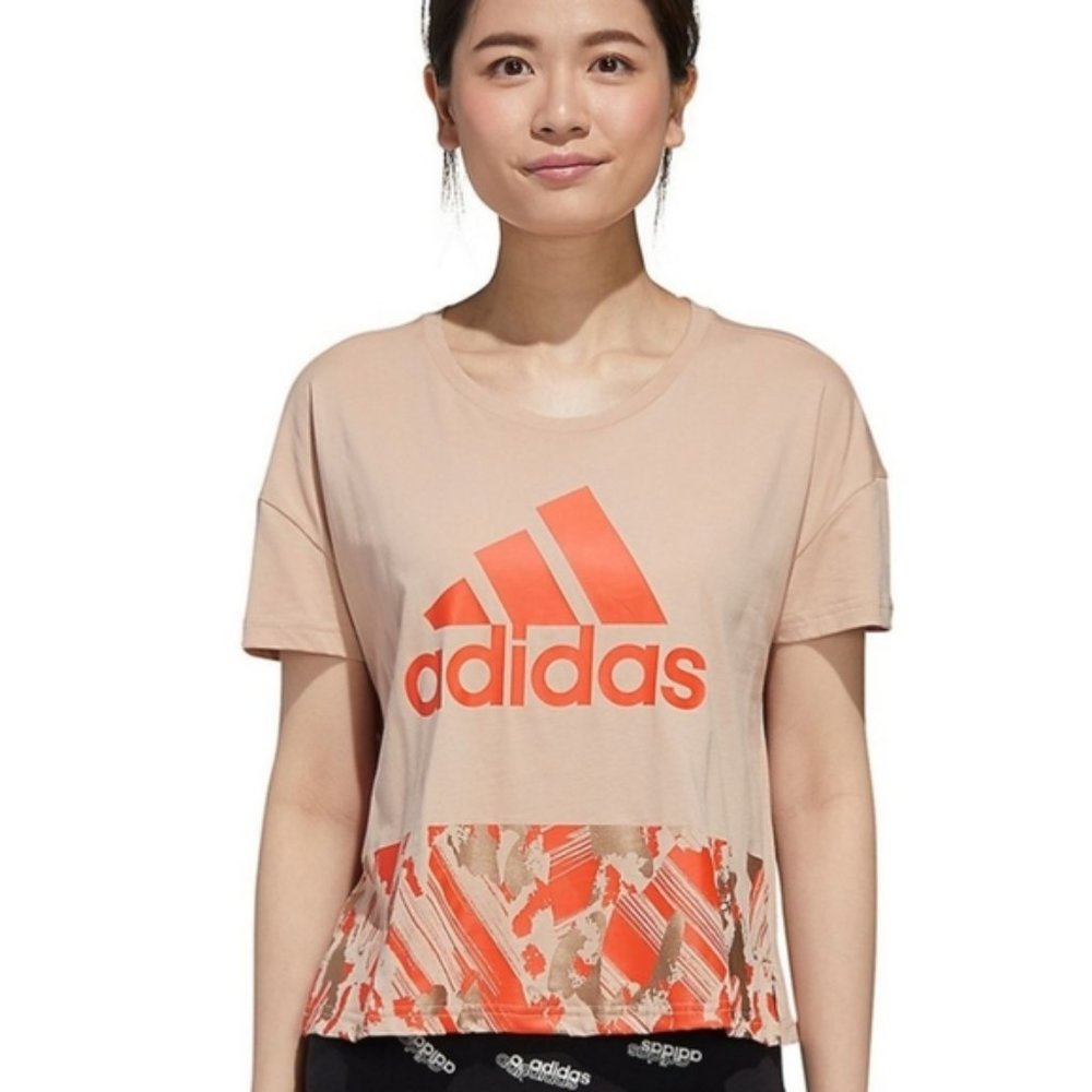 NWT adidas x Zoe Saldana Collection Cropped Tee